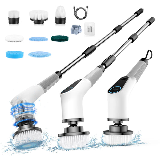 Electric spin scrubber