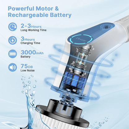 Electric spin scrubber