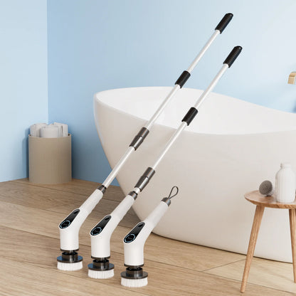 Electric spin scrubber